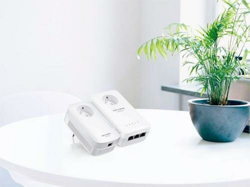 TP-Link TL-WPA8631P KIT | AV1300 Powerline Adapter Set | 1300 Mbps | Gigabit Ethernet | Wi-Fi AC1200 | Met Stopcontact | Wit