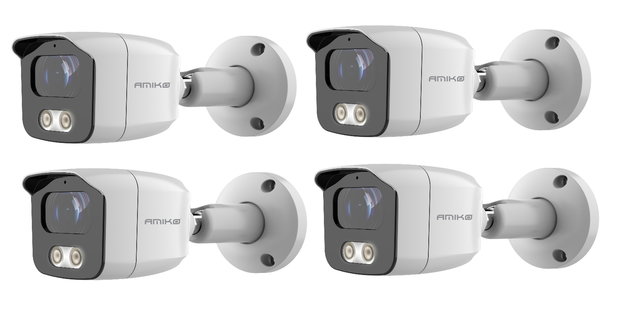 Amiko Home CCTV 4540 POE Kit - 5MP - 4 Camera's