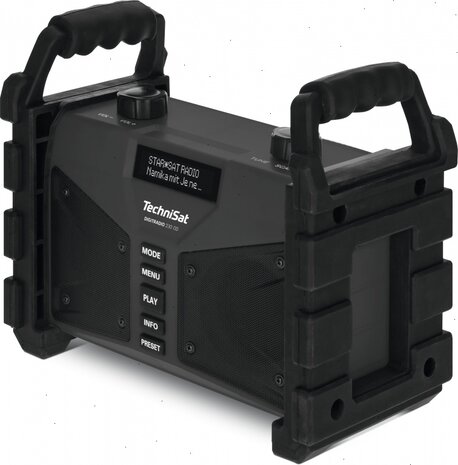 TechniSat DigitRadio 230OD Dab+FM +BT +Accu Zwart