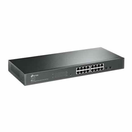 TP-Link TL-SG2218 | Managed Smart Switch | 16 Poorten | Gigabit Ethernet (10/100/1000 Mbps) | 2x SFP