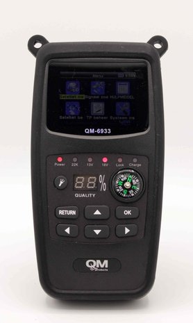 QM HD Satellietmeter met Satelliet Herkenning