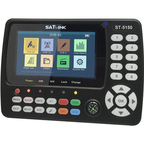 Satlink ST-5150 DVB-S/S2/T/T2/C Combo meetapparaat Satfinder