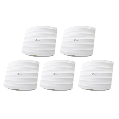 TP-Link EAP245 (5-pack) | WiFi 5 Access Point | 1750 Mbit/s | PoE (met Injector) | Inclusief Montagebeugels