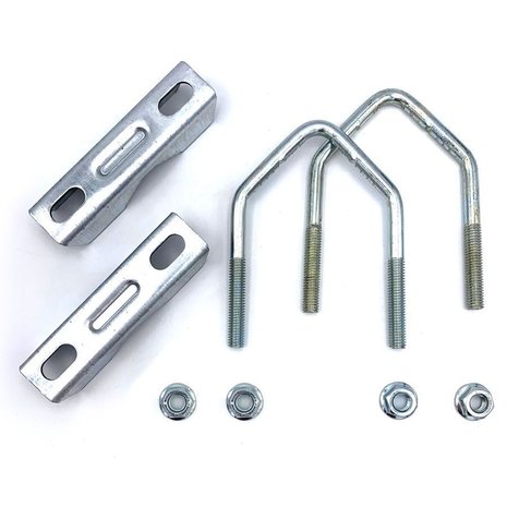 ASAT Set V-beugels / mastklemmen tbv balkonbeugel K103