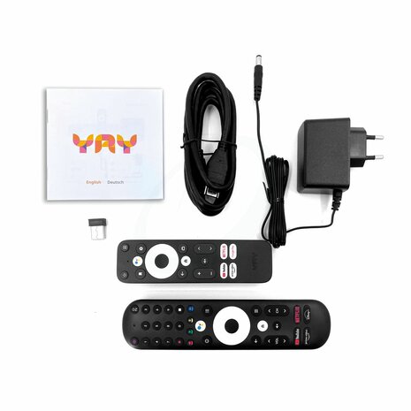 VU+ YAY GO PRO 4K UHD OTT IPTV Mediaspeler met Chromecast - Android TV