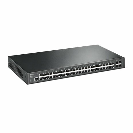 TP-Link TL-SG3452 | JetStream Managed L2 Switch | 52 Poorten | Gigabit Ethernet (10/100/1000 Mbps) | 48x RJ45 + 4x SFP | Omada SDN | QoS/ACL