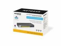 NETGEAR GS110TP | Managed L2/L3/L4 Switch | 8 Poorten | Gigabit Ethernet (10/100/1000 Mbps) | PoE | Grijs