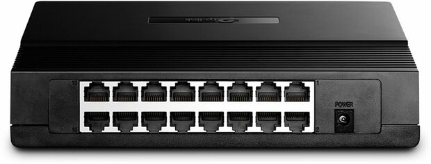 TP-Link TL-SF1016DS | Unmanaged Switch | 16 Poorten | Fast Ethernet (10/100 Mbps)