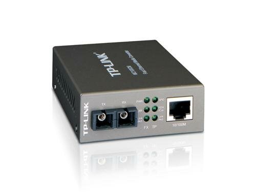 TP-Link MC100CM | Fast Ethernet Media Converter | 100 Mbit/s | Multimode | 1310 nm | Zwart