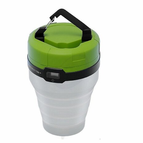 Goobay LED campinglamp 3-in-1 opvouwbaar zaklamp-lantaarn