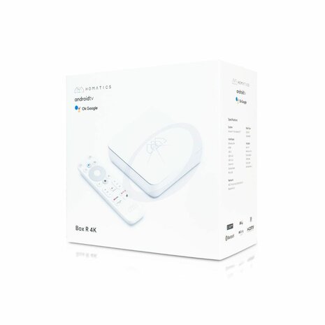 Homatics Box R 4K UHD Mediaspeler met Chromecast Android TV 11 Google Assistent 
