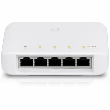 Ubiquiti Networks UniFi USW Flex Mini | Managed Switch | 5 Poorten | Gigabit Ethernet (10/100/1000 Mbps) | PoE | Wit