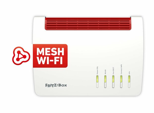 FRITZ! Box 7590 draadloze router Gigabit Ethernet Dual-band (2.4 GHz / 5 GHz) 3G 4G Wit