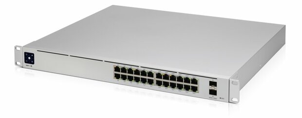Ubiquiti Networks UniFi Pro 24-Port PoE Managed L2/L3 Gigabit Ethernet (10/100/1000) Power over Ethernet (PoE) 1U Zilver