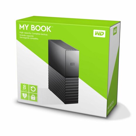 WD My Book Externe Harde Schijf | 8TB | USB 3.0 | Zwart