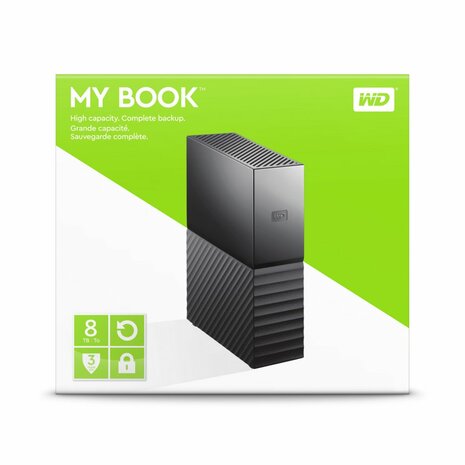 WD My Book Externe Harde Schijf | 8TB | USB 3.0 | Zwart