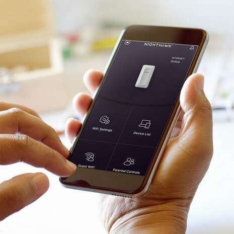 NETGEAR EAX15 | Wi-Fi 6 Mesh Extender | Dual-band | 1800 Mbps | Gigabit Ethernet | Wit