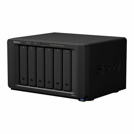 Synology DiskStation DS1621+ NAS | 6 Drive Bays | AMD Ryzen V1500B | 4x Gigabit Ethernet | Desktop | Zwart