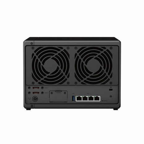 Synology DiskStation DS1522+ NAS | 5 Drive Bays | AMD Ryzen R1600 | 4x Gigabit Ethernet | Desktop | Zwart