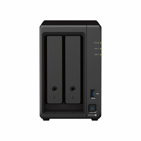 Synology DiskStation DS723+ NAS | 2 Drive Bays | AMD Ryzen R1600 | 2x Gigabit Ethernet | Zwart