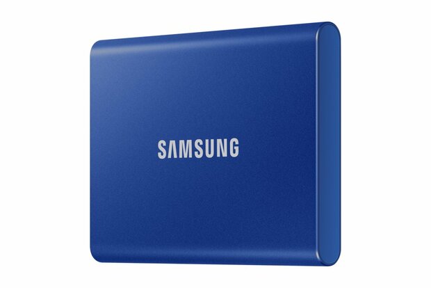 Samsung T7 | Externe SSD | 1TB | USB 3.2 Gen2 | 1.050MB/s Lezen | 1.000MB/s Schrijven | Blauw