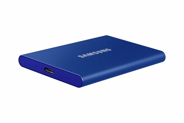 Samsung T7 | Externe SSD | 1TB | USB 3.2 Gen2 | 1.050MB/s Lezen | 1.000MB/s Schrijven | Blauw