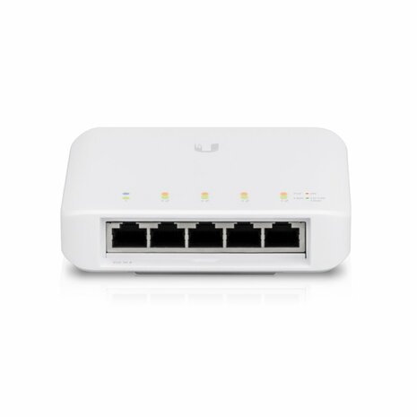 Ubiquiti UniFi USW-FLEX | Managed L2 Switch | Gigabit Ethernet (10/100/1000) | Power over Ethernet (PoE) | Wit