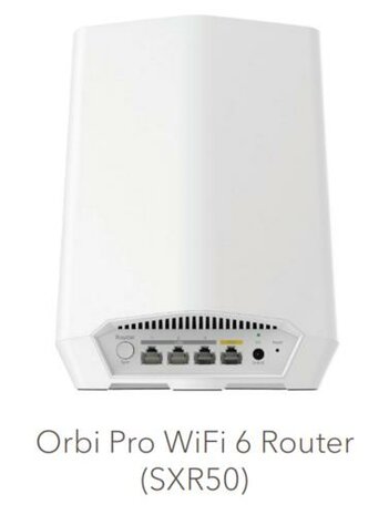 Netgear Orbi Pro (Router) | Tri-band WiFi 6 Mesh Router | Gigabit Ethernet | AX5400