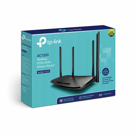 TP-Link Archer VR300 AC1200 | Wifi 5 Router | Ethernet Dual-band (2.4 GHz / 5 GHz) | 867Mbit/s
