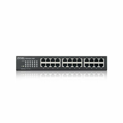 Zyxel GS1100-24E Unmanaged Gigabit Ethernet (10/100/1000) Zwart