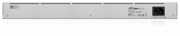 Ubiquiti UniFi USW-16-POE Gen2 | 16-poorts Managed L2/L3 Gigabit Switch | 8x PoE+ (802.3at) | 2x SFP | 42W PoE-budget | Fanless | 1U Rackmount