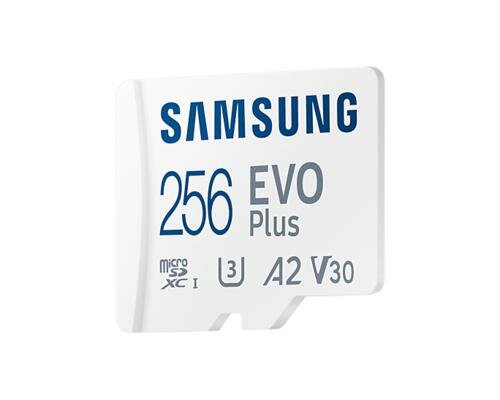 Samsung EVO Plus | MicroSDXC | 256GB | Class 10 | UHS-I U3