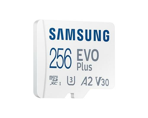 Samsung EVO Plus | MicroSDXC | 256GB | Class 10 | UHS-I U3