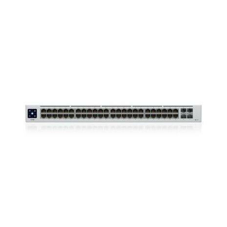 Ubiquiti UniFi USW-48-POE | Managed L2 Switch | 48-poorts Gigabit Ethernet | PoE | 1U Rackmount | Roestvrijstaal