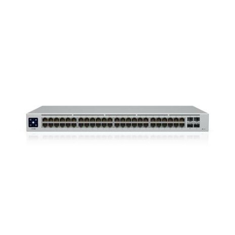 Ubiquiti UniFi USW-48-POE | Managed L2 Switch | 48-poorts Gigabit Ethernet | PoE | 1U Rackmount | Roestvrijstaal