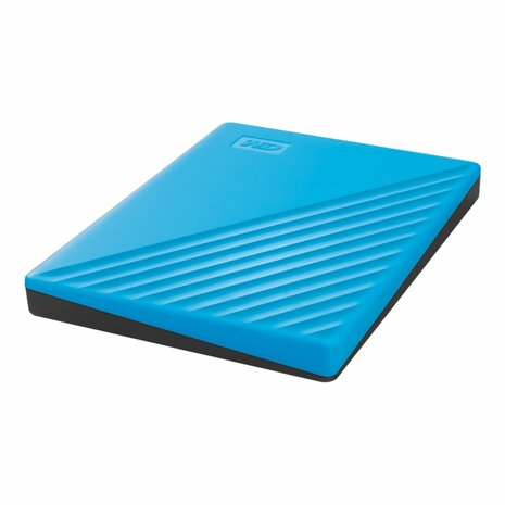 WD My Passport Externe Harde Schijf | 2TB | USB 3.2 | Blauw