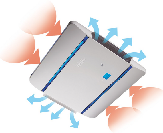 Telair Silent PLUS 8100HN Antraciet