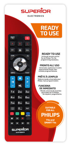 Universeel afstandsbediening voor alle Philips Tvs