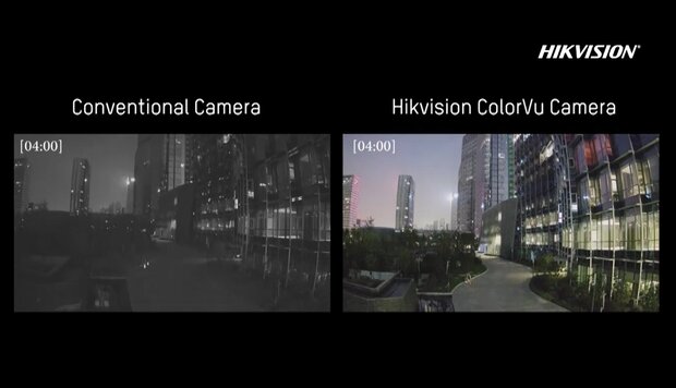 Hikvision DS-2CD2347G2-LU 4MP ColorVu Turret IP Camera 2.8mm wit