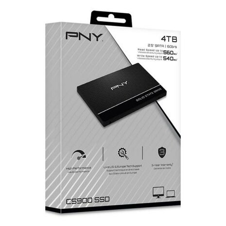 PNY SSD7CS900-4TB-RB internal solid state drive 2.5" 4000 GB SATA III