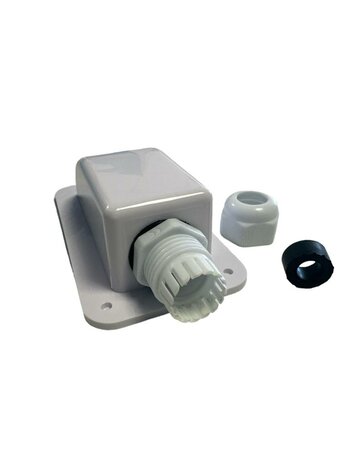 Asat Kunststof Solarkabel Dakdoorvoer Enkel Wit 