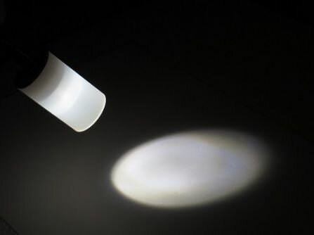 Travelleds opb spot Zw flex led 5K 260mm opaal switch/usb