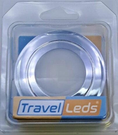 Travelleds inb spot Ch 80mm 6+6 Leds 3K+6K klem
