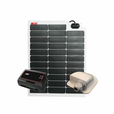NDS SOLARFLEX EVO 60W Flexibel Zonnepaneel SET +SC360M