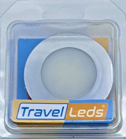  Travelleds inb spot Ch 70mm 6+6 Leds 3K+6K schroef