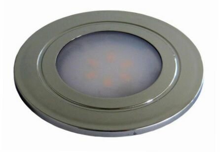 Travelleds inb spot Ch 80mm 6+6 Leds 3K+6K schroef