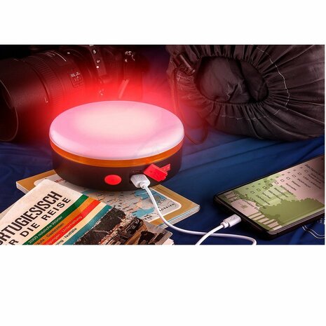 Goobay LED-campinglamp Solar zonne-energie met IR-afstandsbediening