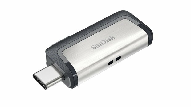 Sandisk Ultra Dual Drive | 32GB USB-C 3.2 & USB-A 3.2 Flash Drive | Zilver