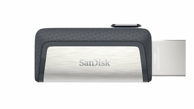 Sandisk Ultra Dual Drive | 32GB USB-C 3.2 & USB-A 3.2 Flash Drive | Zilver