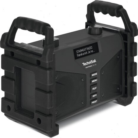 TechniSat DigitRadio 230OD Dab+FM +BT +Accu Zwart
